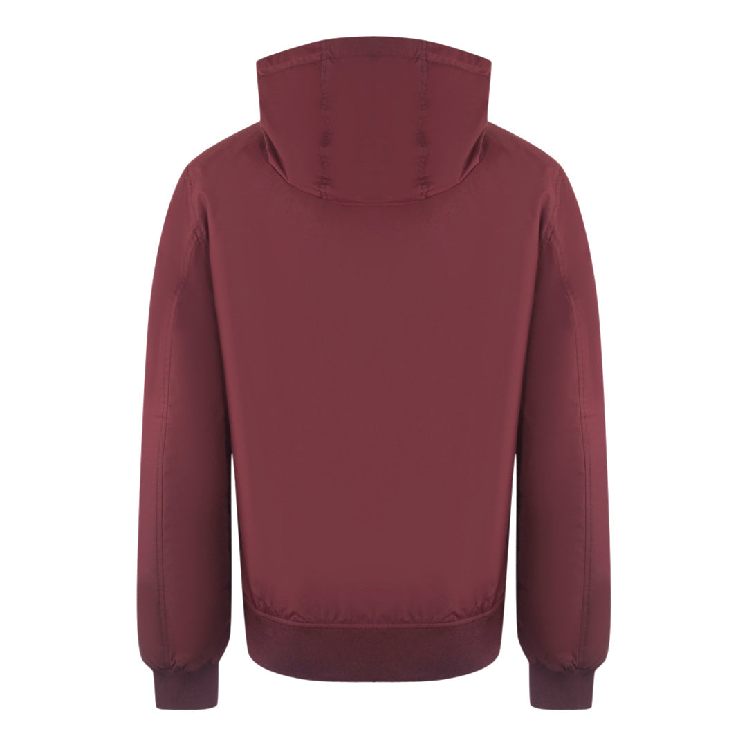 Fred Perry Oxblood Burgundy Hooded Brentham Jacket - Style Centre Wholesale
