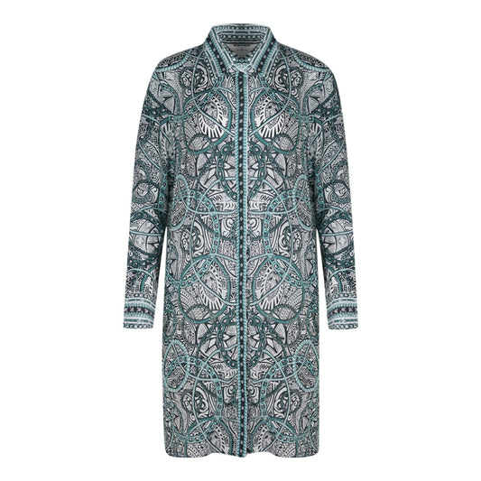 Inoa Jafari 1202111 Green Shirt Dress Jafari 1202111 Shirt Dress