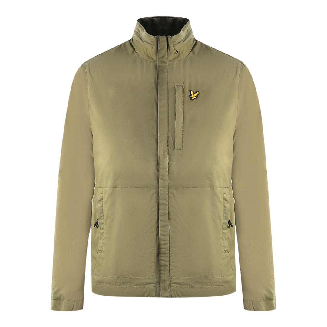 Lyle Scott Lightweight Funnel Neck Green Jacket - Style Centre Wholesale
