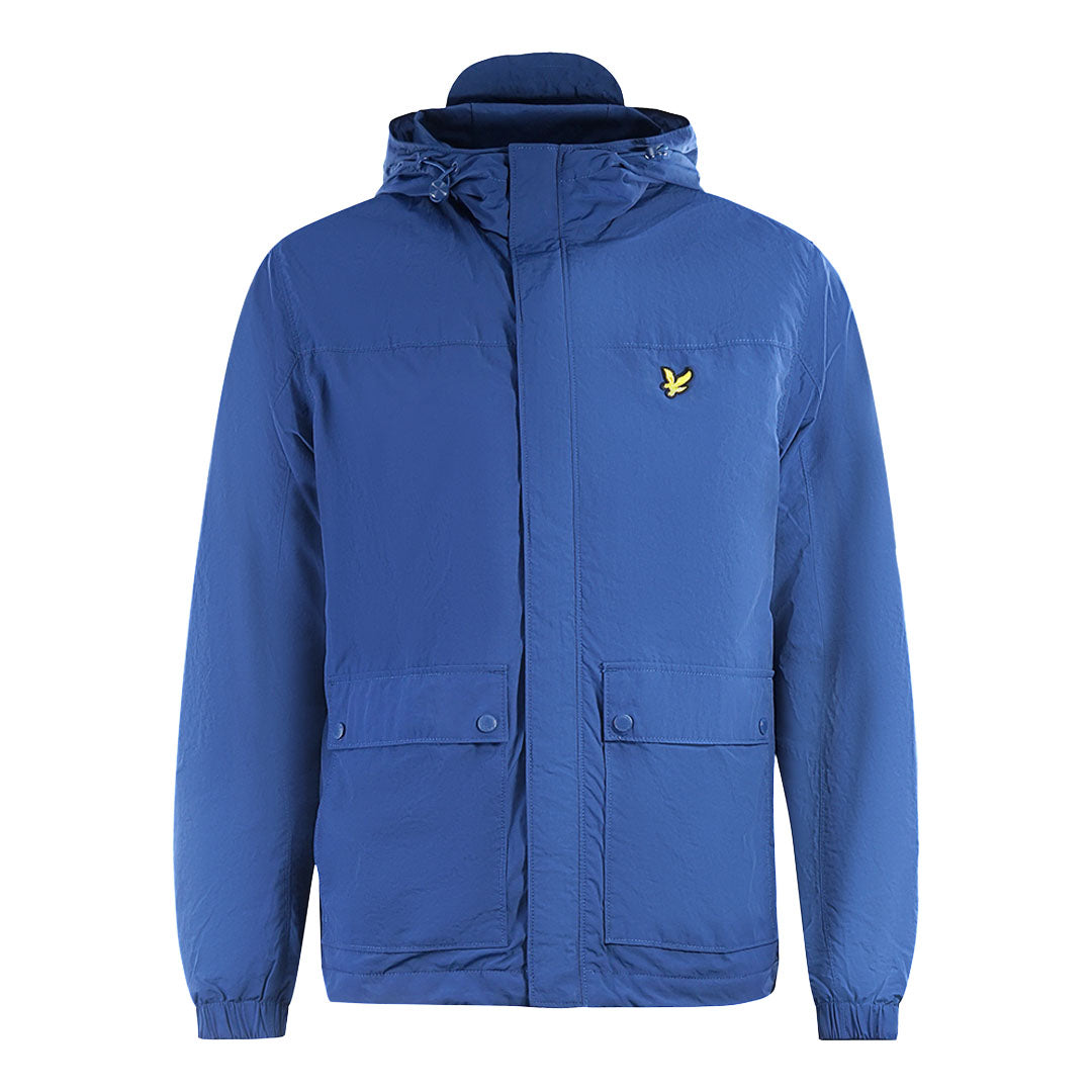 Lyle Scott Hooded Pocket Blue Jacket