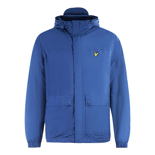 Lyle Scott Hooded Pocket Blue Jacket