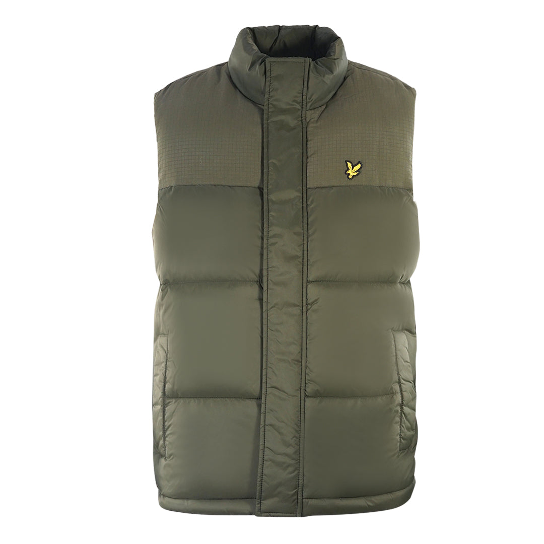 Lyle Scott Trek Green Wadded Gilet