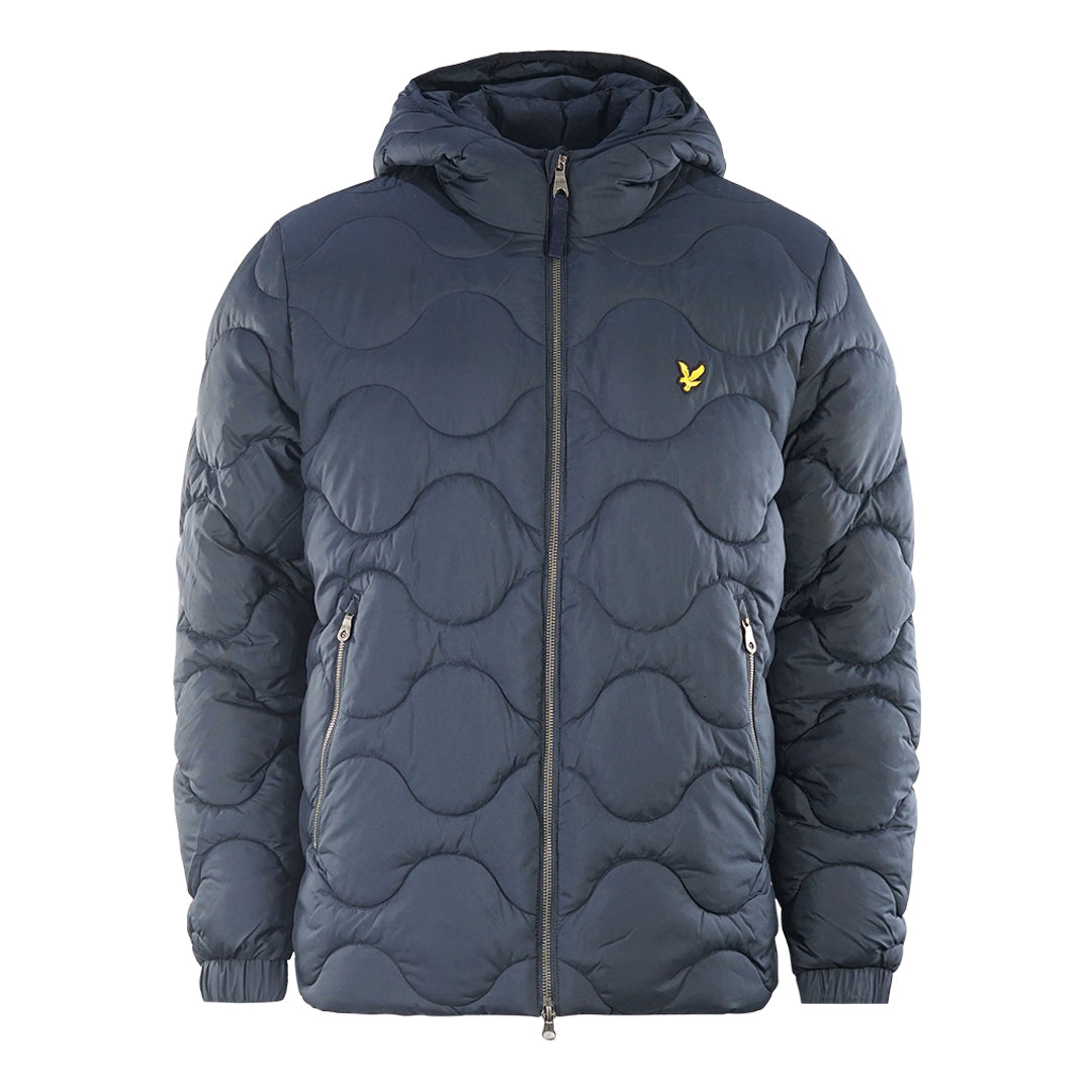 Lyle Scott Wadded Navy Blue Jacket