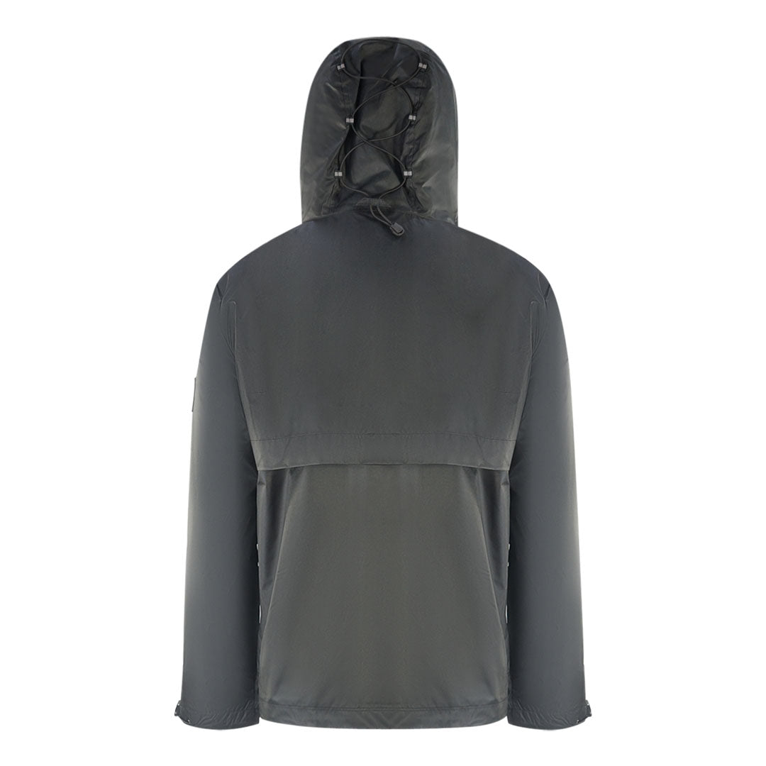 Lyle Scott Dual Zip Hooded Black Jacket