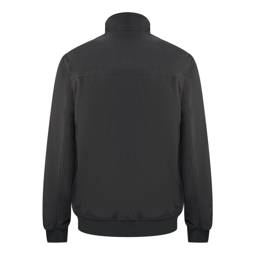 Lyle Scott Fleece Lined Funnel Neck Jet Black Jacket