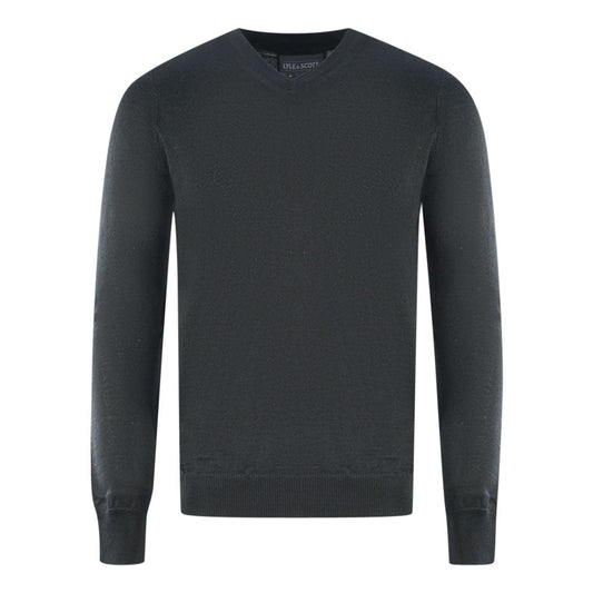 Lyle Scott Black Golf V Neck Sweater