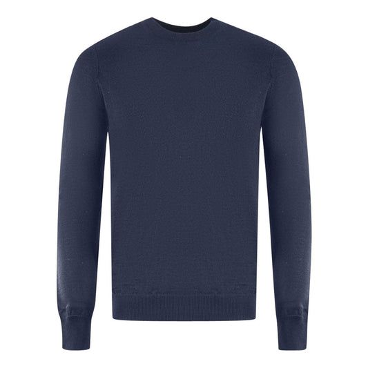 Lyle Scott Navy Blue Golf Crew Neck Sweater