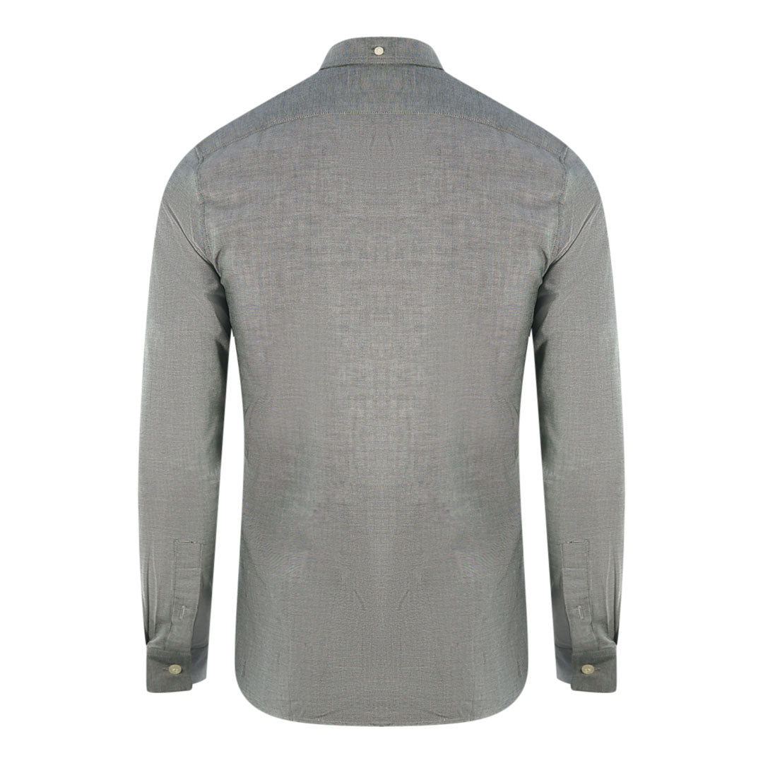 Lyle Scott Slim Fit Green Long Sleeved Oxford Shirt