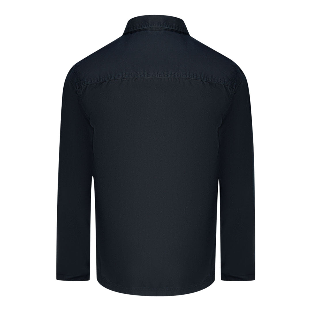 Lyle Scott Washed Drill Black Overshirt Jacket