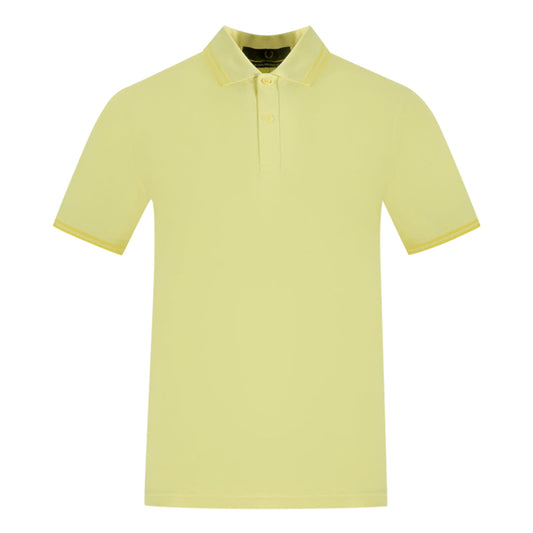 Fred Perry Twin Tipped Collar M12 I99 Yellow Polo Shirt M12 I99