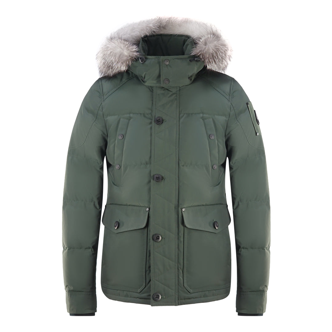 Moose Knuckles Round Island Can Army Bomber Down Jacket M39MJ122 699