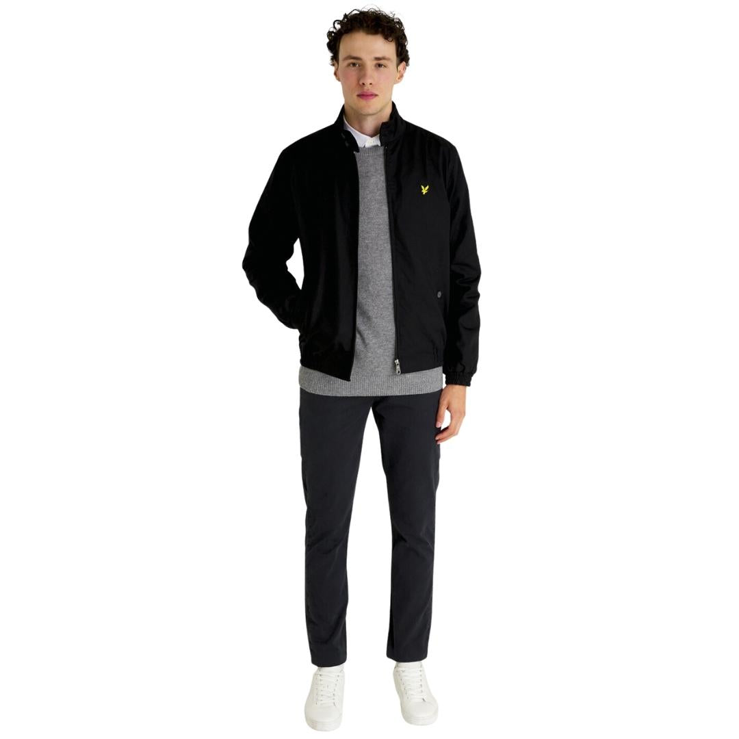Lyle Scott Crew Neck Lambswool Mid Grey Marl Blend Jumper