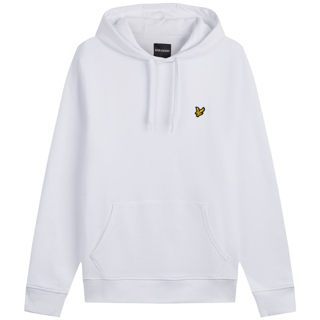 Lyle Scott Branded White Pull Over Hoodie Ml416Vog 626 - Style Centre Wholesale