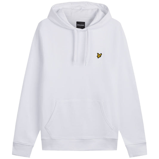 Lyle Scott Branded White Pull Over Hoodie Ml416Vog 626 - Style Centre Wholesale