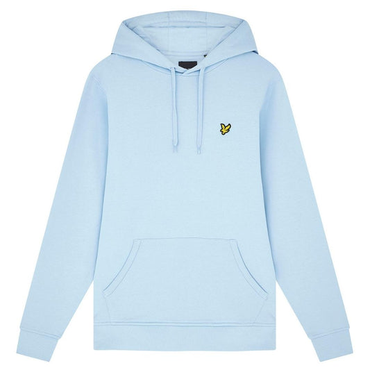 Lyle Scott Branded Light Blue Pull Over Hoodie