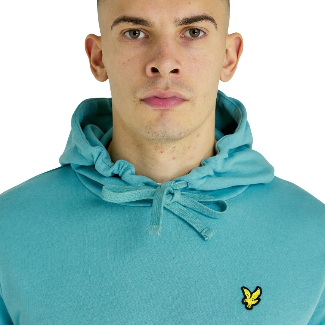 Lyle Scott Branded Alpine Sky Pull Over Hoodie