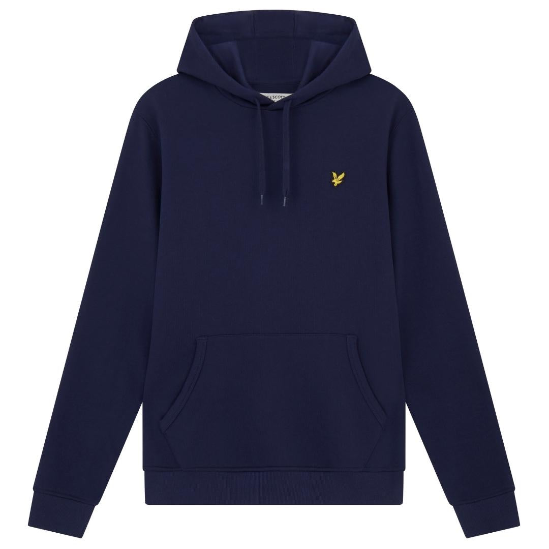 Lyle Scott Branded Navy Blue Pull Over Hoodie