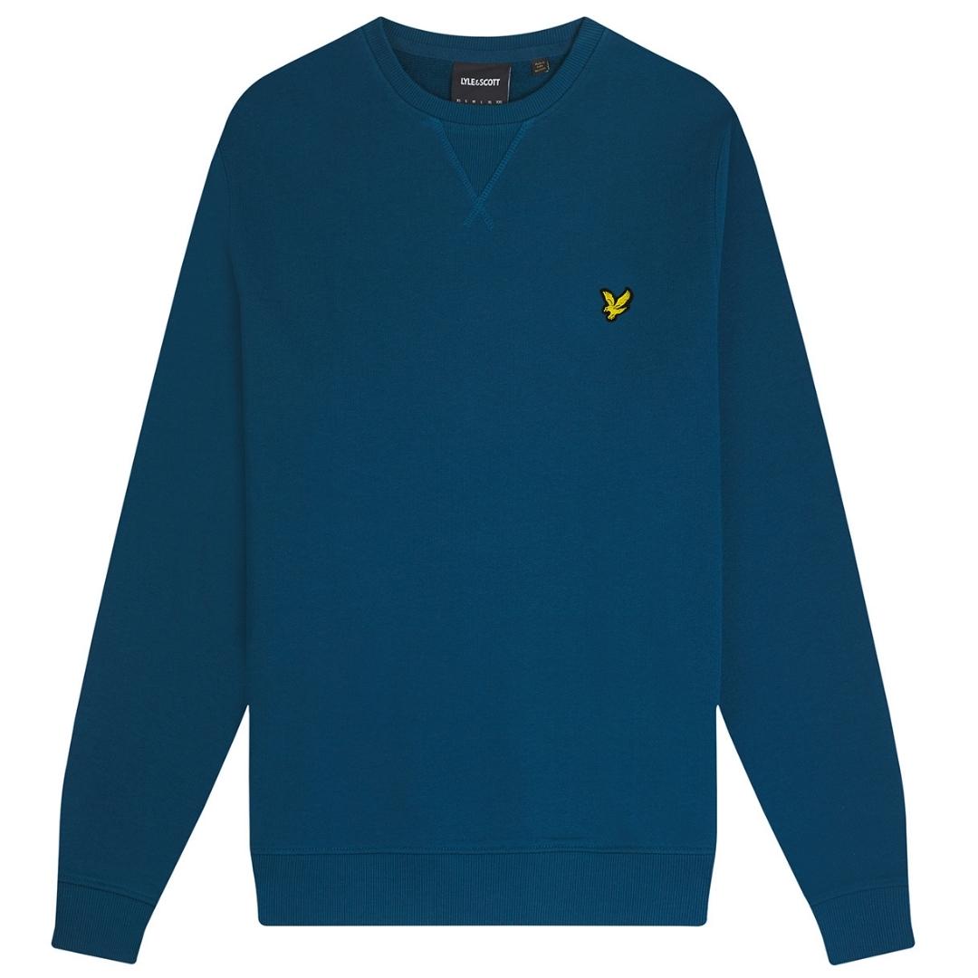 Lyle Scott Branded Apres Navy Pull Over Jumper