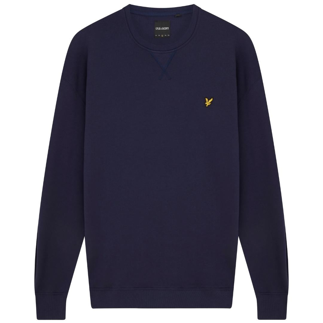 Lyle Scott Branded Navy Blue Pull Over Jumper