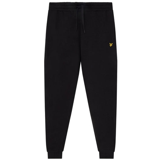 Lyle Scott Brand Logo Jet Black Sweatpants