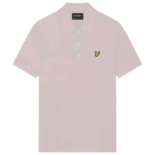 Lyle & Scott Branded Chest Logo Mauve Dusk Polo Shirt SP400VOG W785