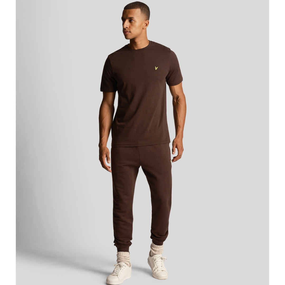 Lyle Scott Branded Chest Logo Sediment T Shirt