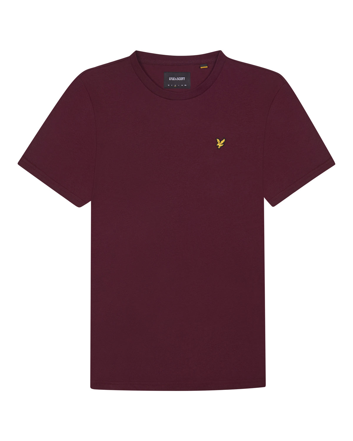 Lyle Scott Plain Burgundy T Shirt - Style Centre Wholesale