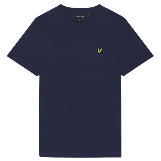Lyle Scott Branded Chest Logo Navy Blue T Shirt