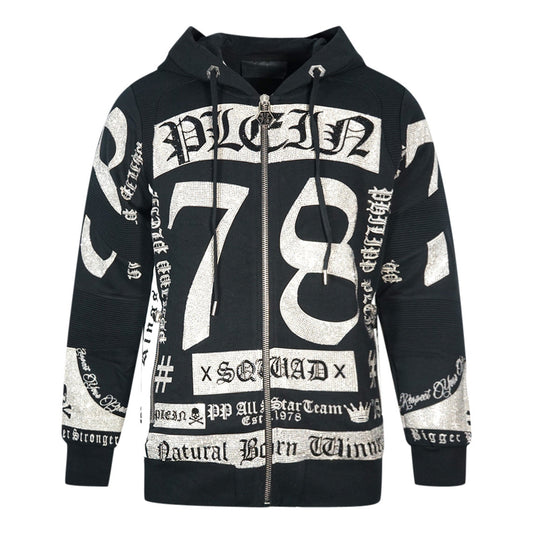 Philipp Plein My Shadows Black Hoodie MJO003902MyShadow