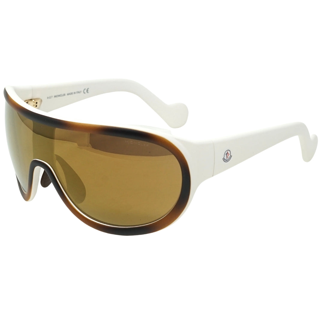 Moncler Ml0047 52G 00 Mens Sunglasses White