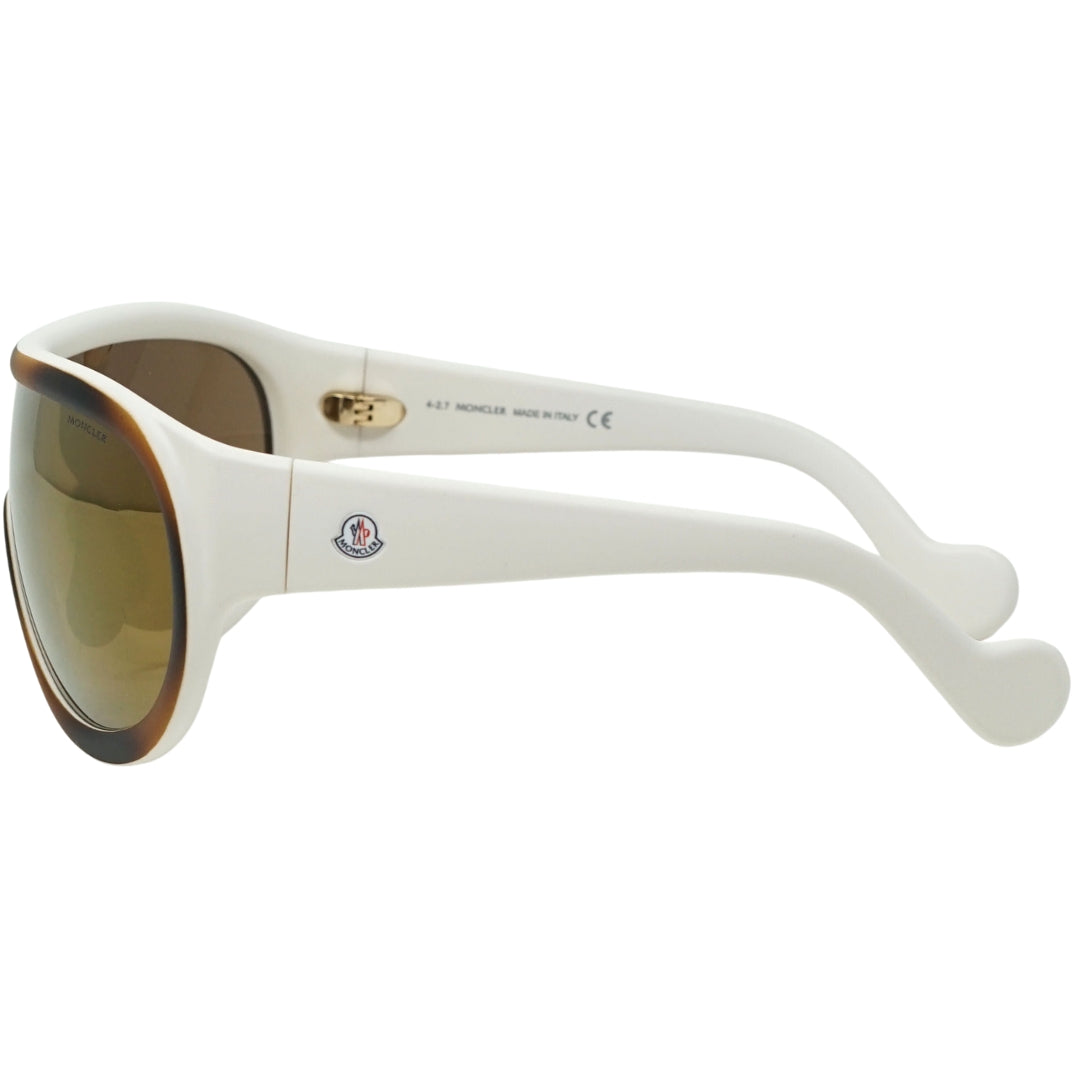 Moncler Ml0047 52G 00 Mens Sunglasses White