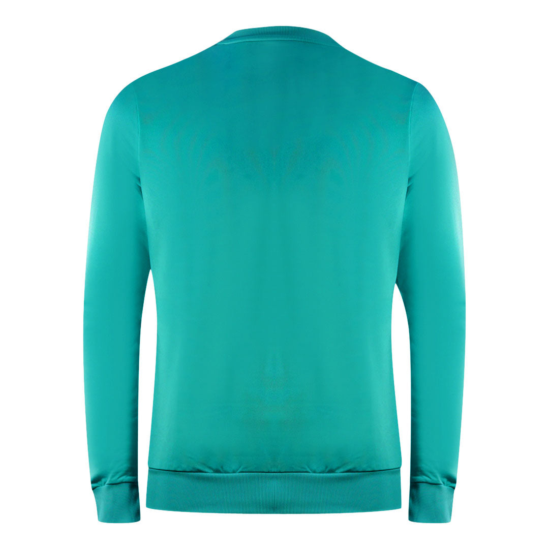 Lyle Scott Golf Tech Crew Neck Teal Green Jumper