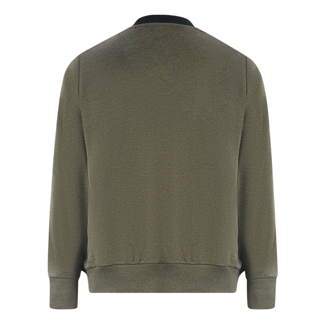 Lyle Scott Large Eagle Logo Green Sweater