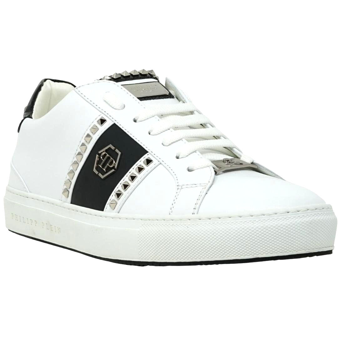 Philipp Plein Msc1482 0102 Brooks White Sneakers