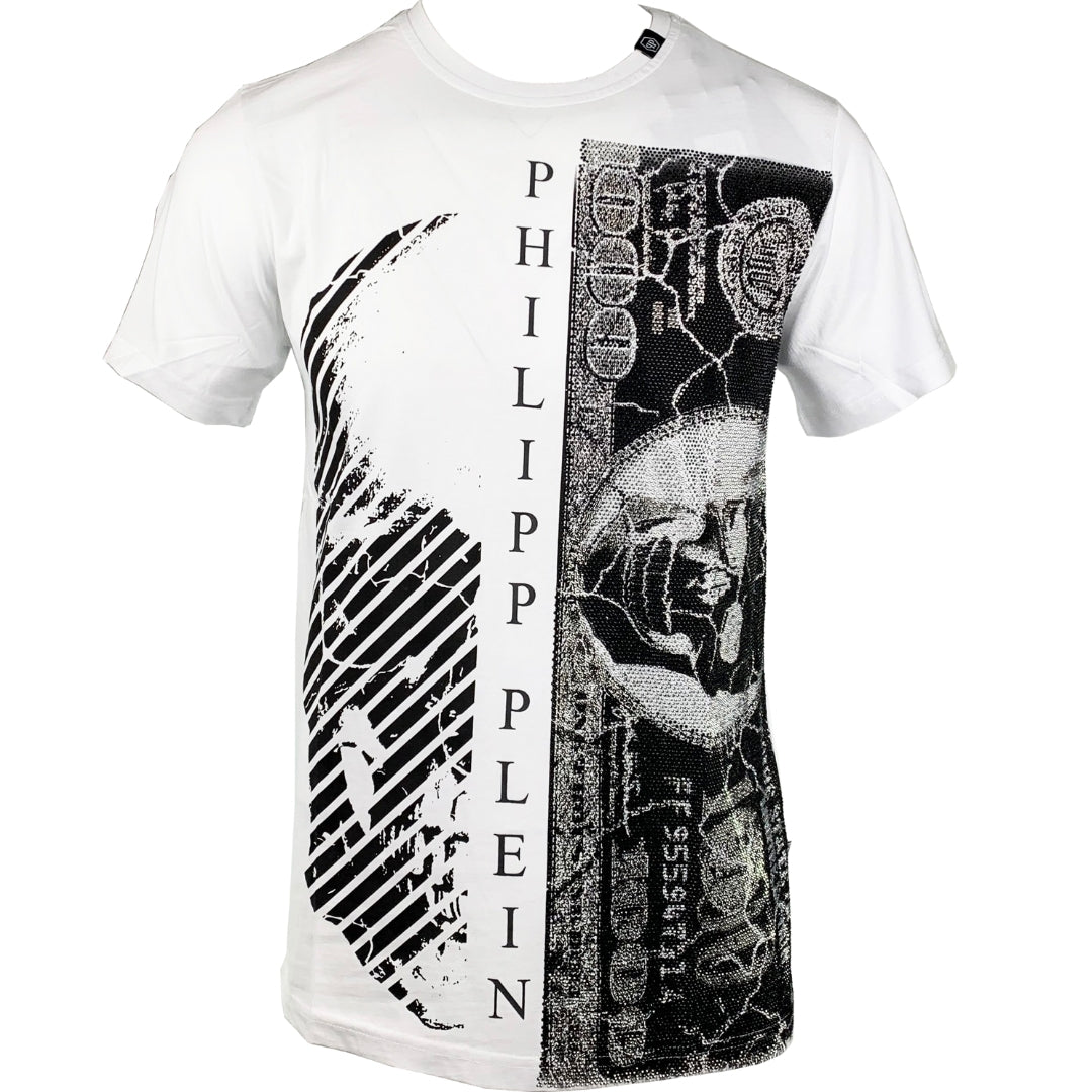 PHILIPP PLEIN PLEIN A17C MTK1448 PJY002N T-SHIRT mtk144801money WHITE T-SHIRT MALE S