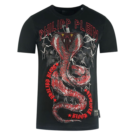 Philipp Plein Party All The Time Black T-Shirt