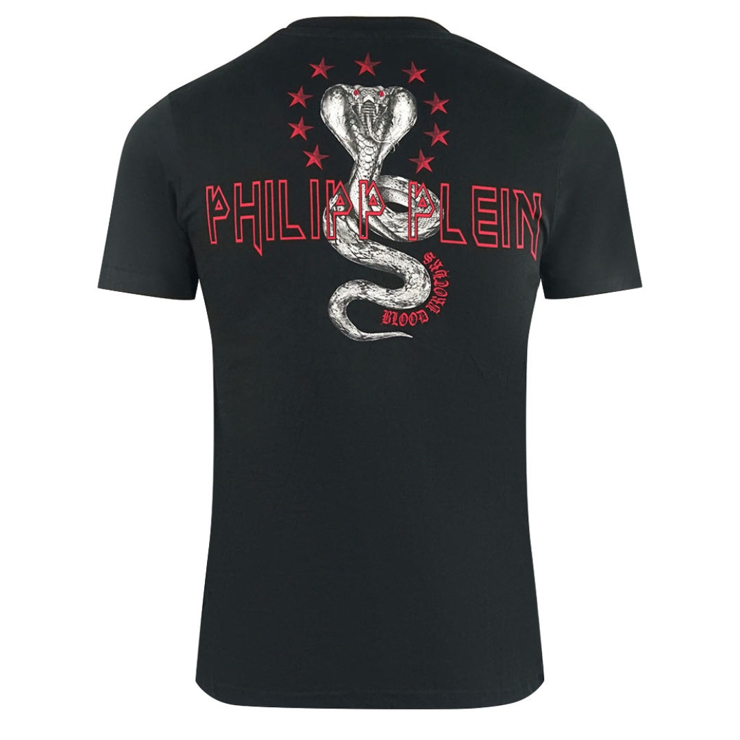 Philipp Plein Party All The Time Black T-Shirt