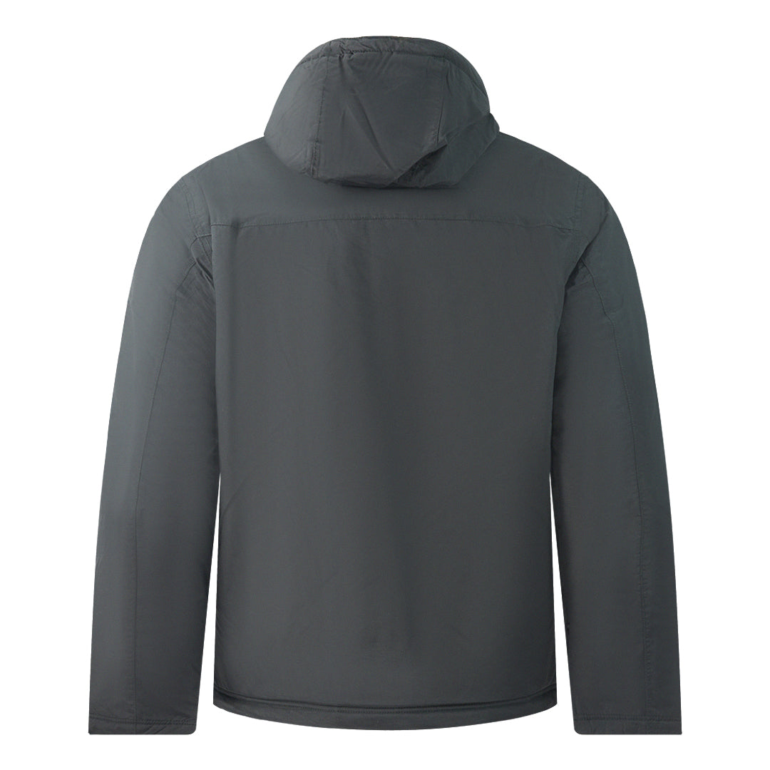 Napapijri A Ice Black Hooded Fleece Jacket