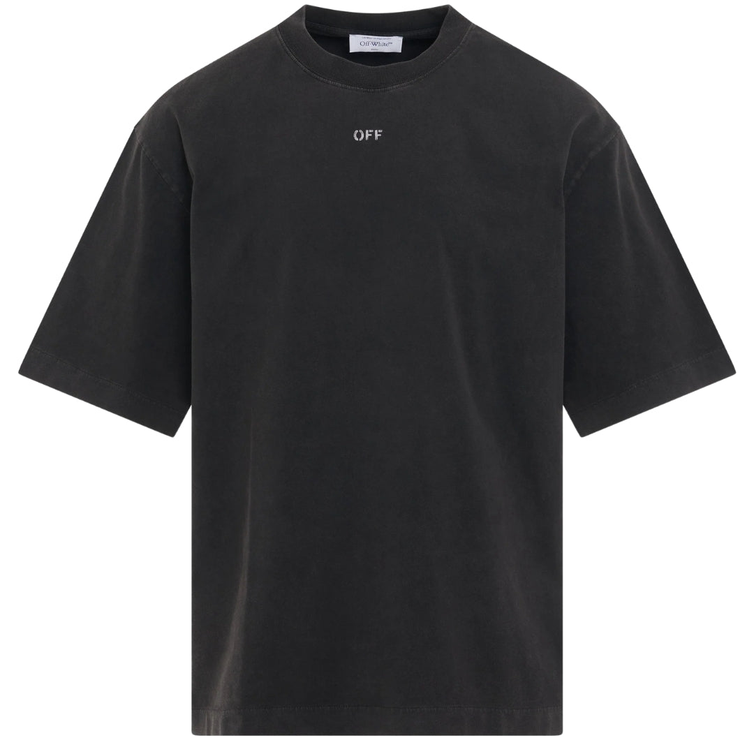 Off White Bacchus Skate Fit Black T Shirt