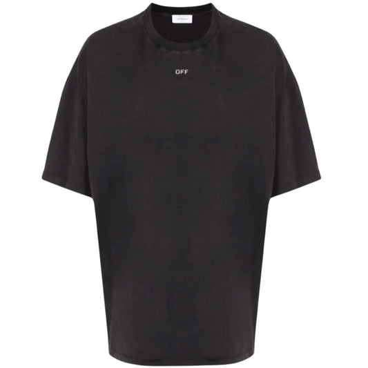 Off White St Matthew Oversized Black T Shirt