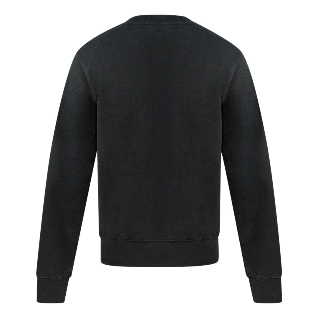 Off White Off White Logo Black Oversized Sweatshirt OMBA025E19D25019 1001