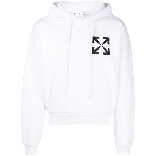 Off White Single Arrow Oversized White Hoodie