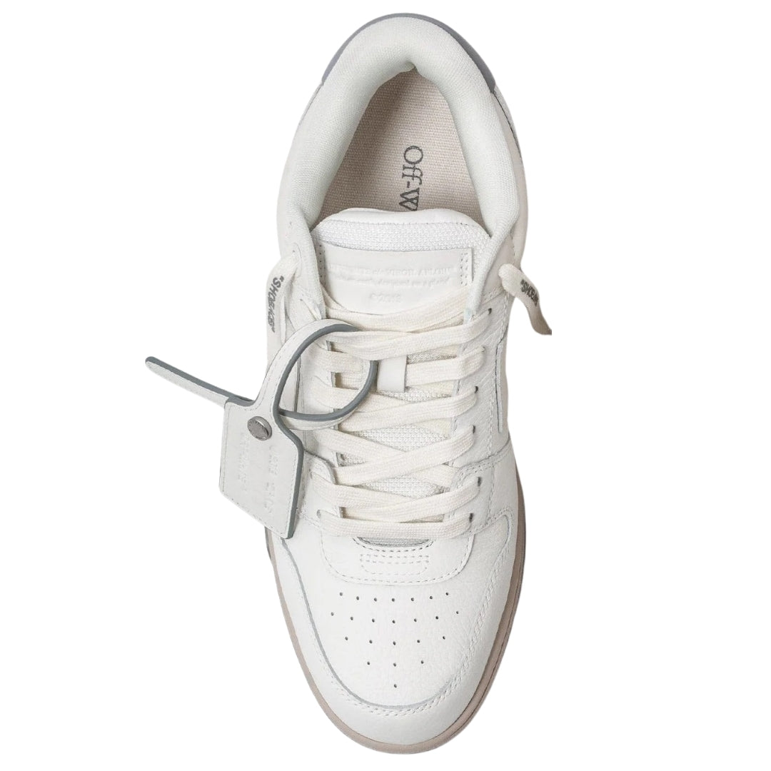 Off White Out Of Office White Medium Calf Leather Sneakers