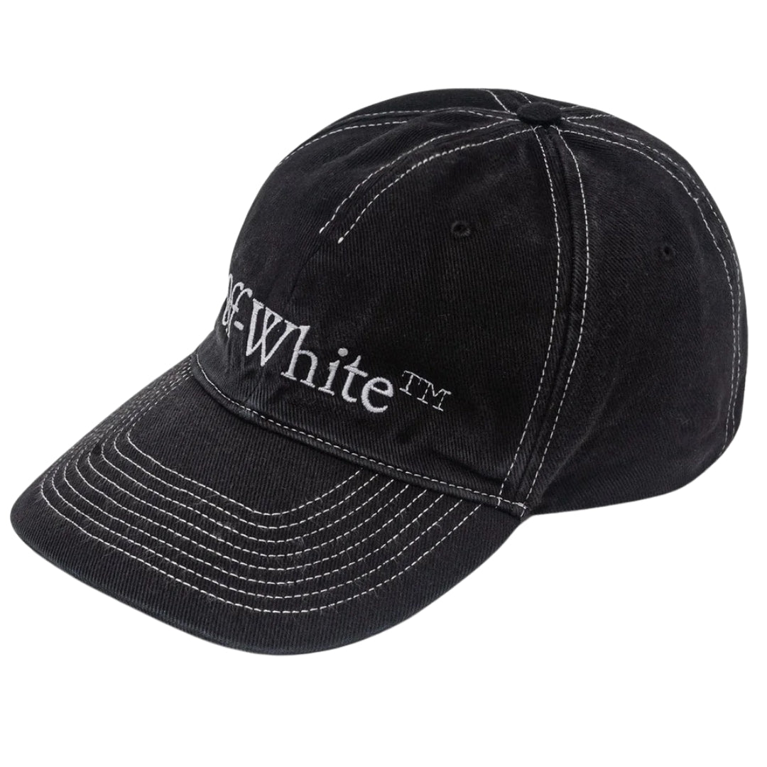 Off White Bookish Ow Black Baseball Cap