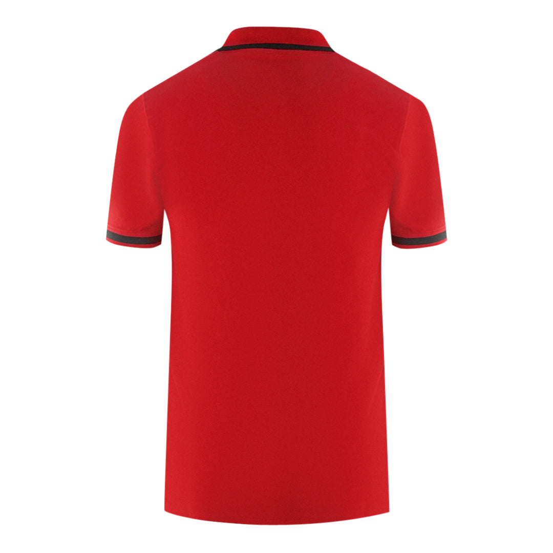 Aquascutum Tipped Aldis Red Polo Shirt - Style Centre Wholesale