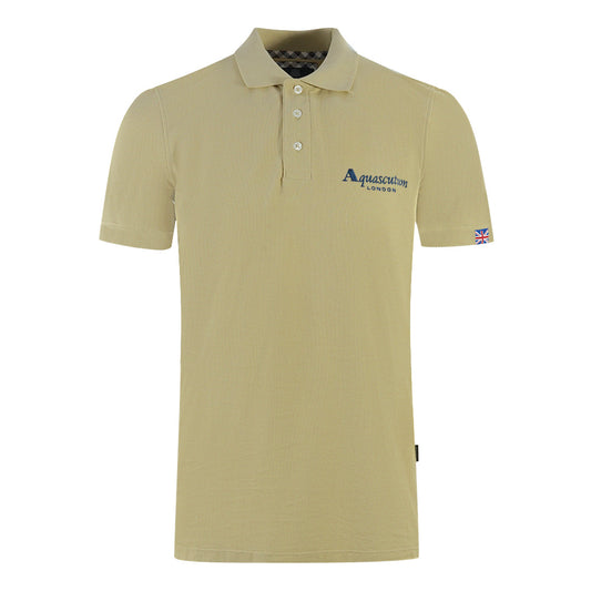 Aquascutum London 1851 Beige Polo Shirt