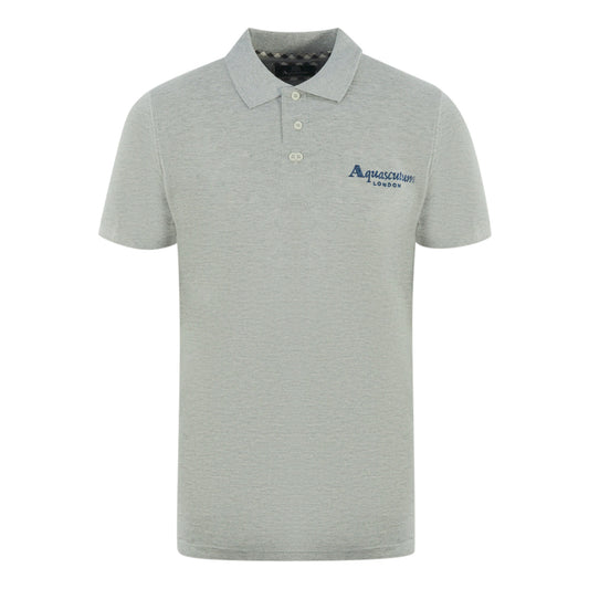 Aquascutum London 1851 Grey Polo Shirt