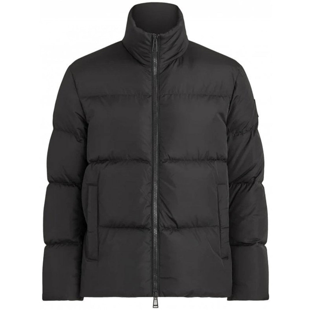 Belstaff Grid Paxton Black Down Jacket - Style Centre Wholesale