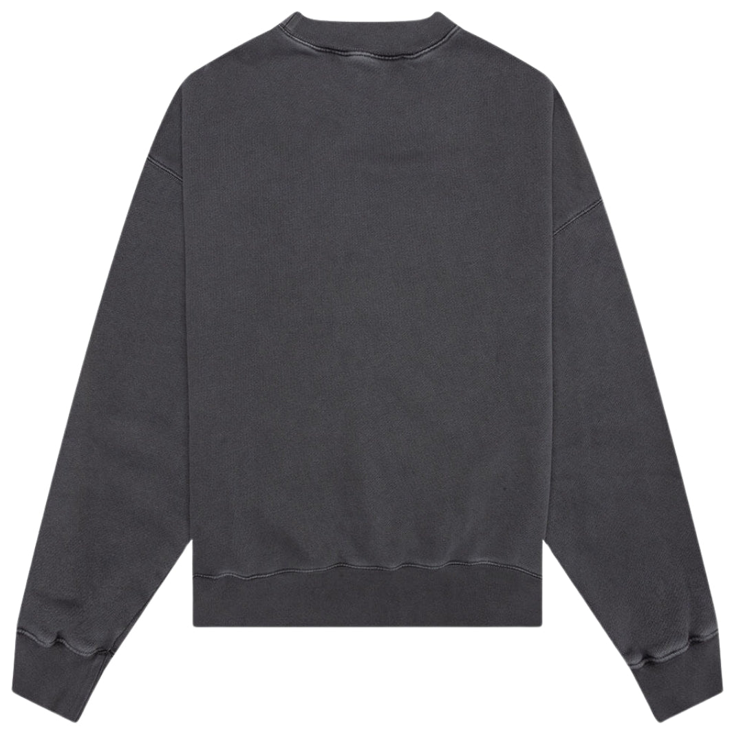 Palm Angels Gd Curved Logo Washed Black Sweater