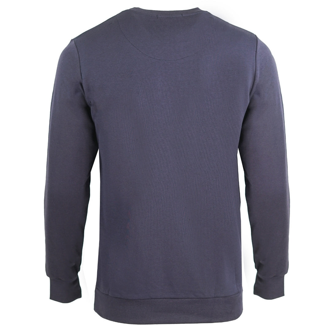 Aquascutum A Logo Navy Sweatshirt